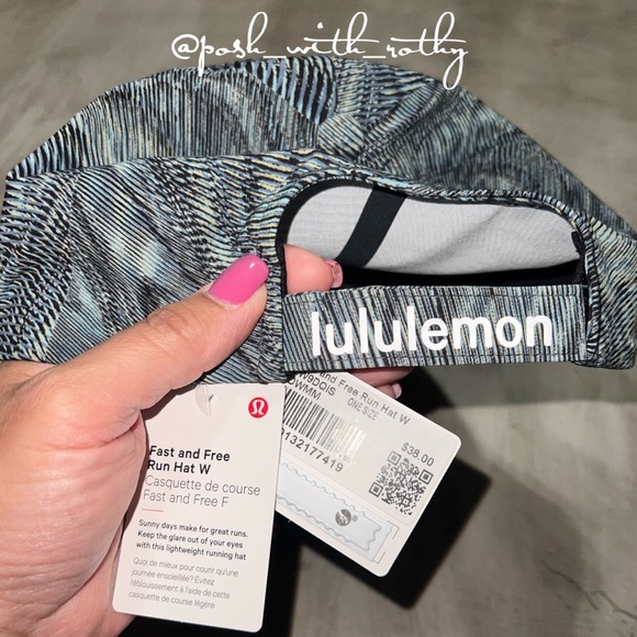 🍋Lululemon Women’s Fast and Free Run Hat, NWT - Picture 6 of 7
